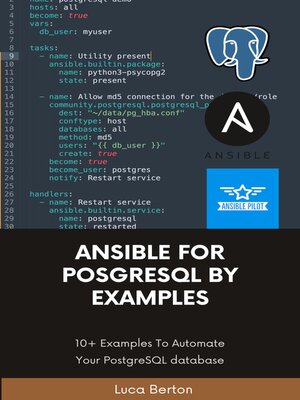 cover image of Ansible For PostgreSQL by Examples